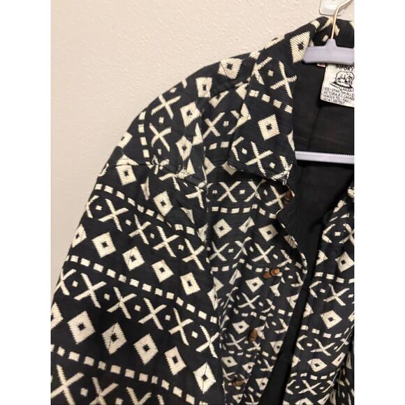 Vintage Polar Cow Imports Aztec Western Bomber Jacket - Picture 3 of 5